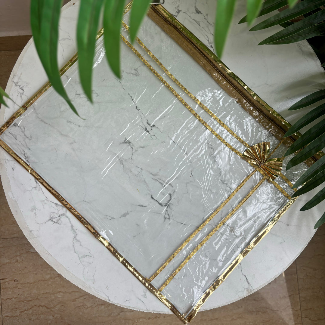 Transparent bow dress organiser