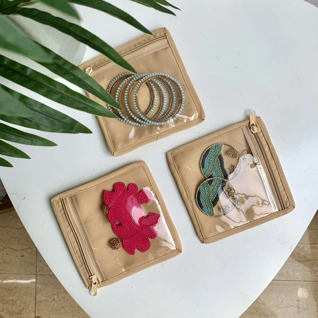 Stand-alone Earring pouches - Set of 10