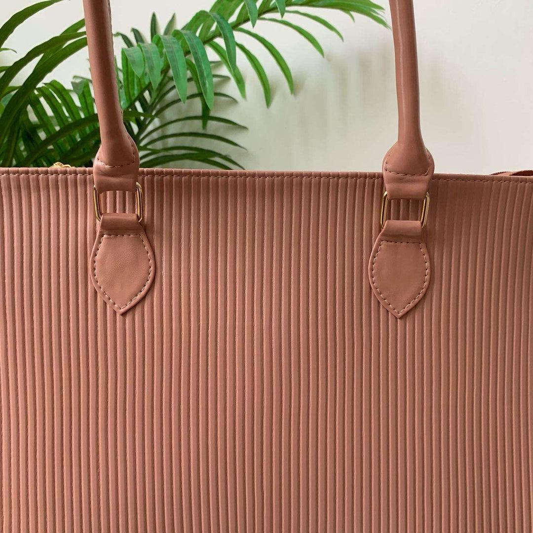 Fluted Reversible Tote Bag