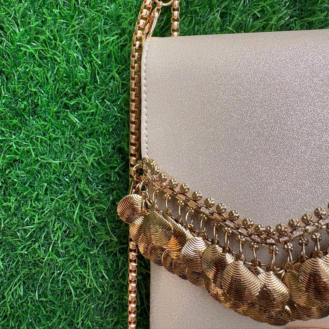 GOLD TASSELLED MOBILE SLEEVE - WITH CUSTOMISATION