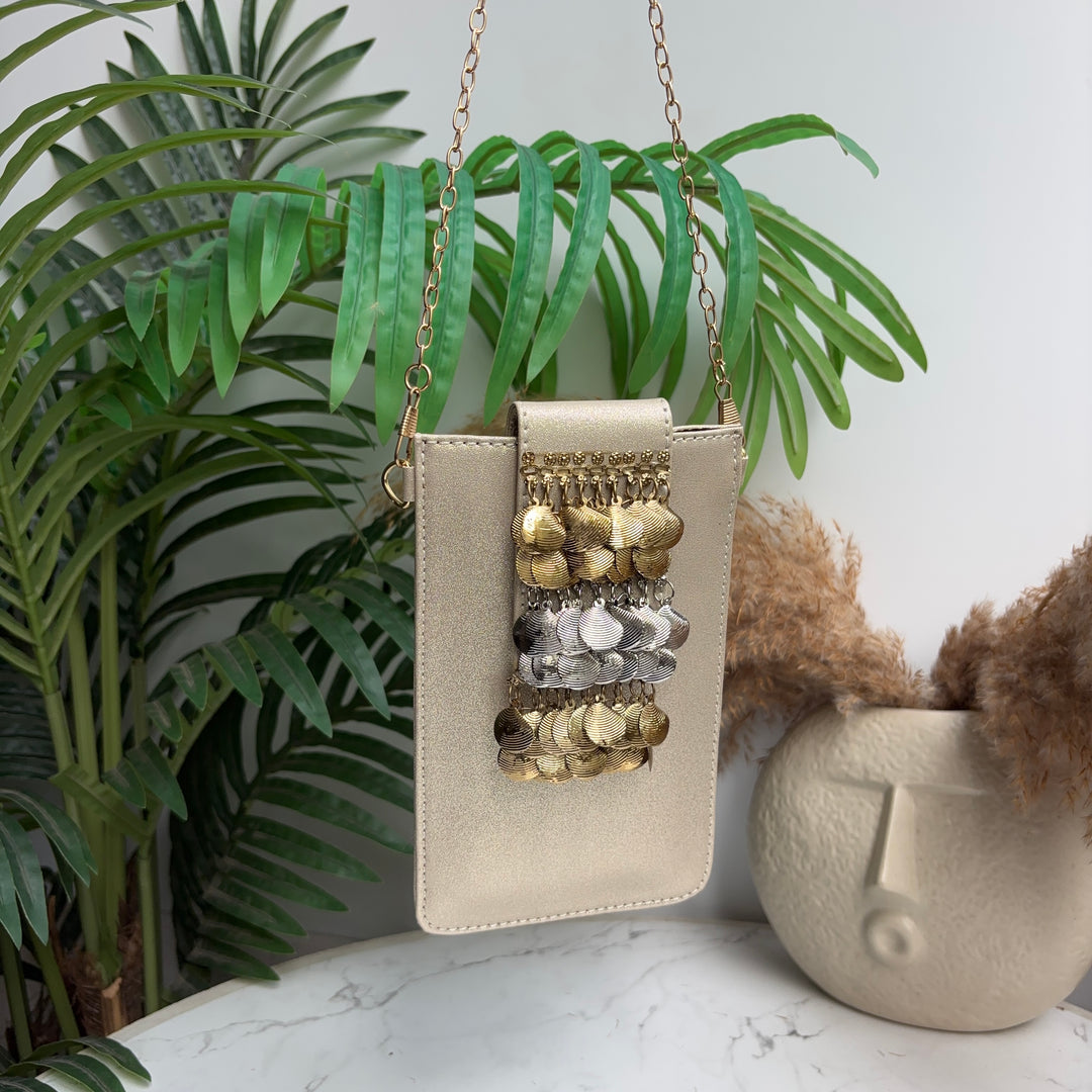 TASSELLED MOBILE SLEEVE