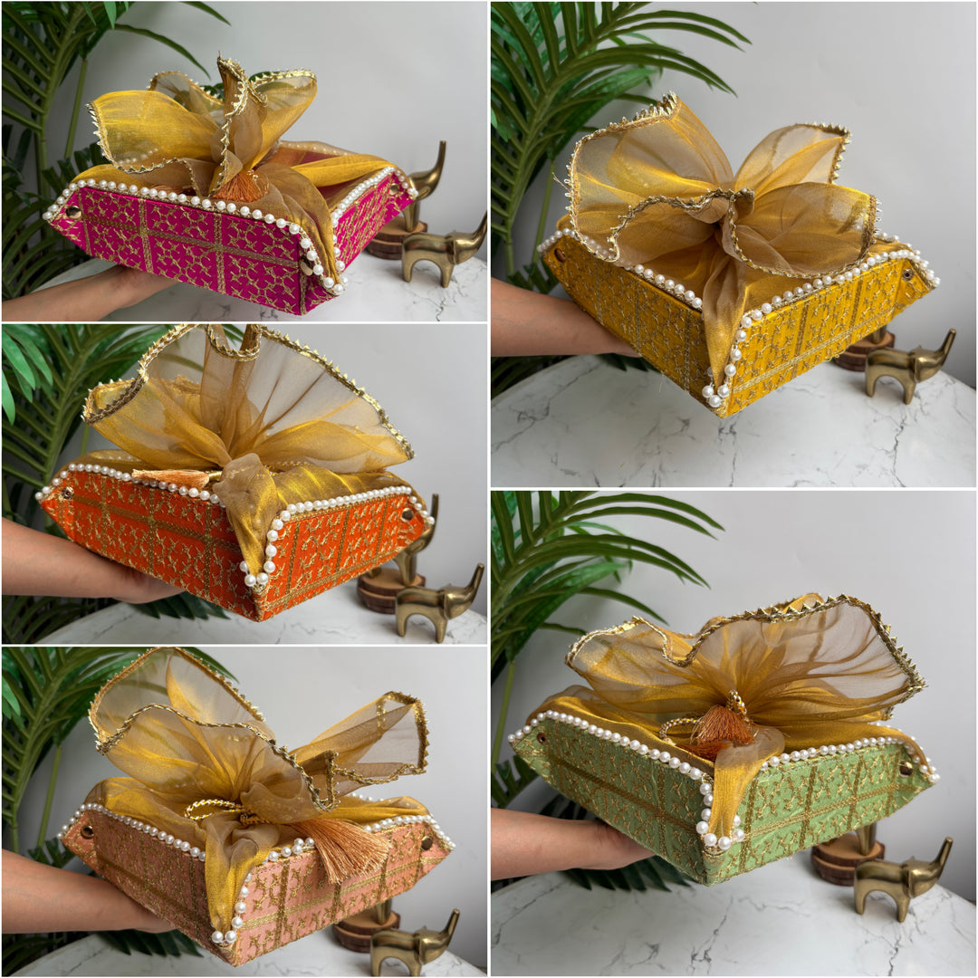 Organza Buckets - Emroidered base