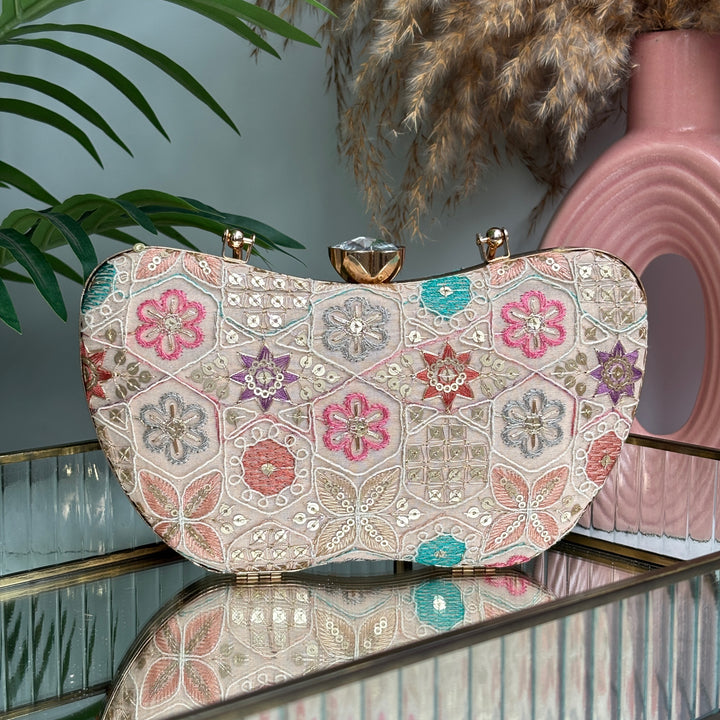 Floral Frame Clutch