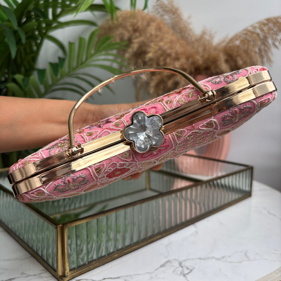 Floral Frame Clutch
