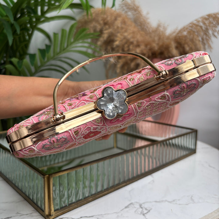 Floral Frame Clutch