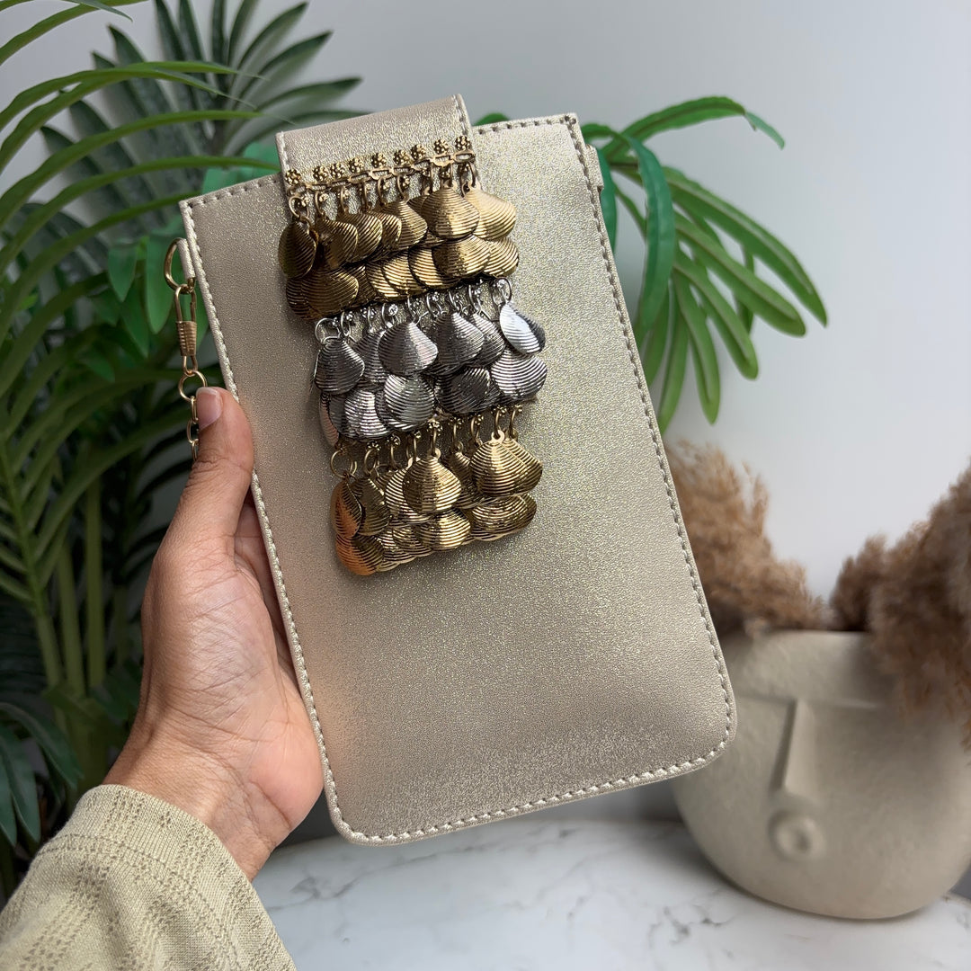 TASSELLED MOBILE SLEEVE