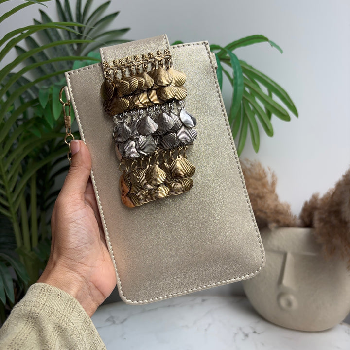 TASSELLED MOBILE SLEEVE