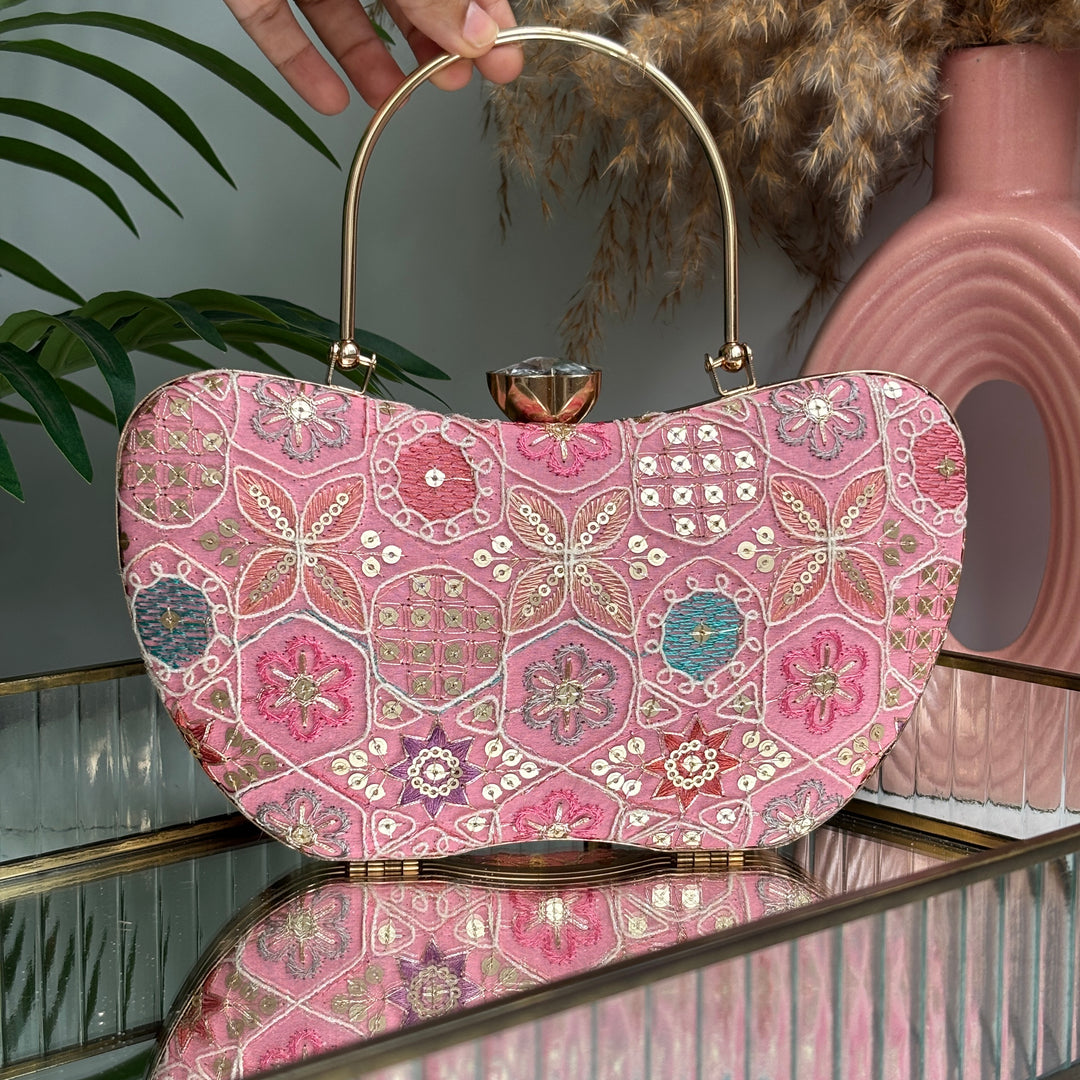Floral Frame Clutch