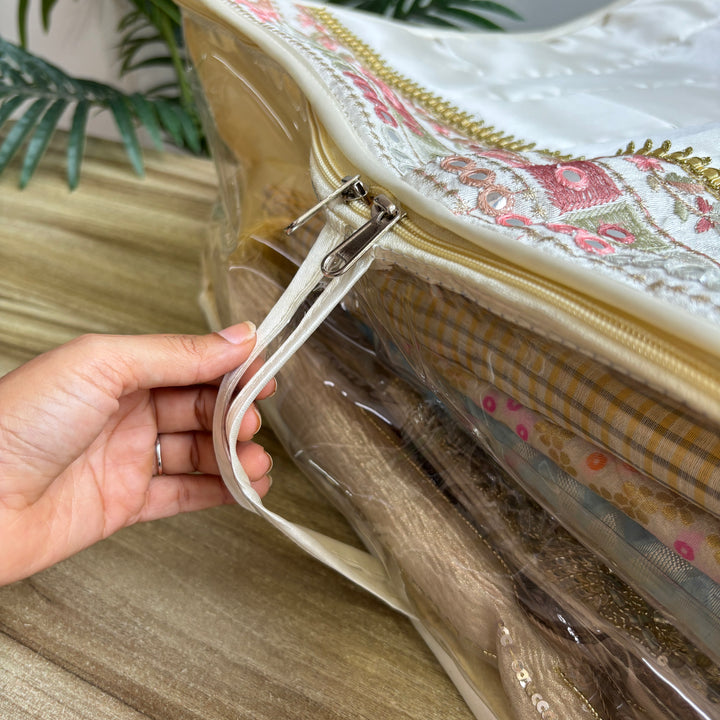 Ivory Lace Lehenga Organiser- Large