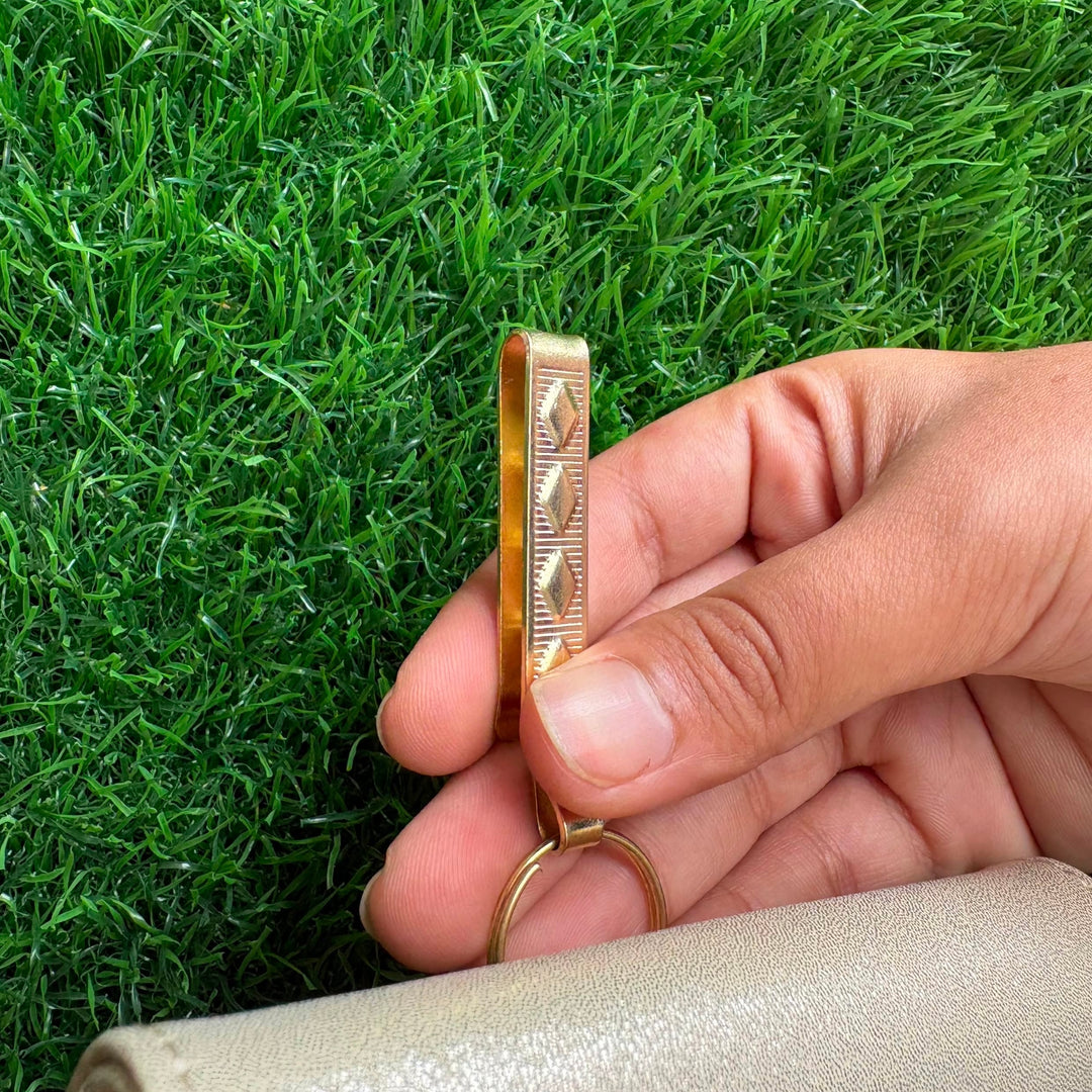 GOLD TASSELLED MOBILE SLEEVE - WITH CUSTOMISATION