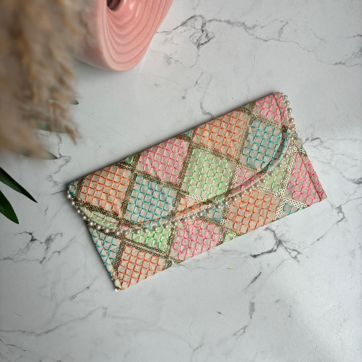 Threaded Sequin Envelopes