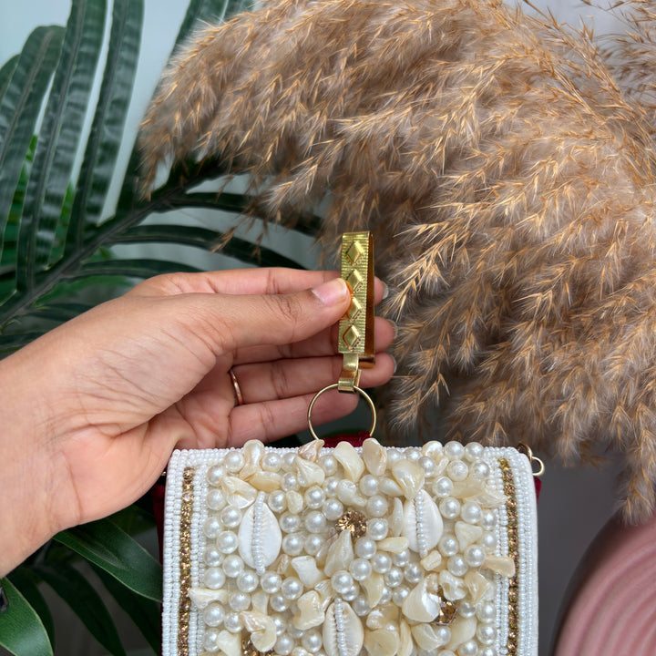 Suede Shell Handwork Mobile sleeve