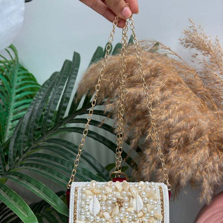 Suede Shell Handwork Mobile sleeve