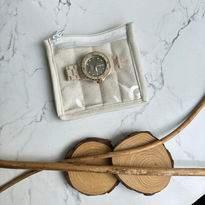 Jute Stand-alone Earring pouches - Set of 10