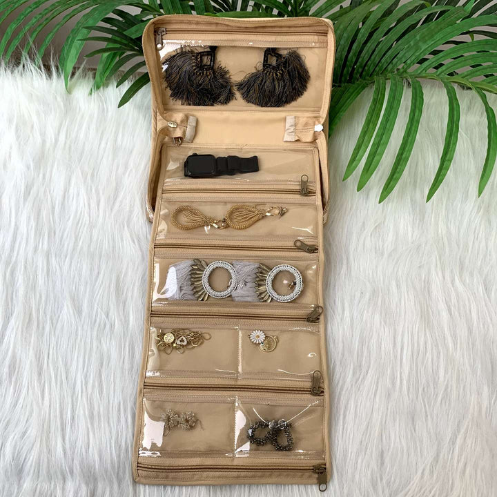 Foldable Travel Jewellery Organiser