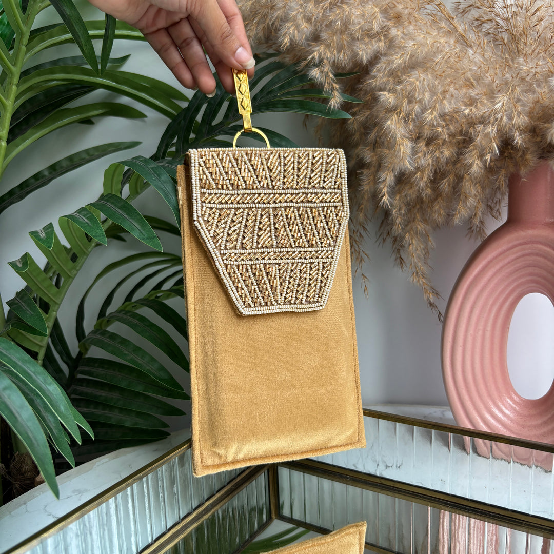 Suede Handwork Mobile sleeve - New