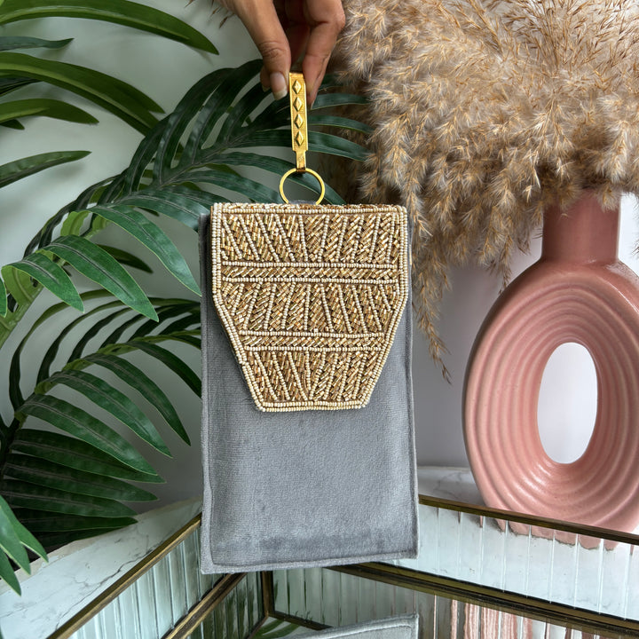 Suede Handwork Mobile sleeve - New