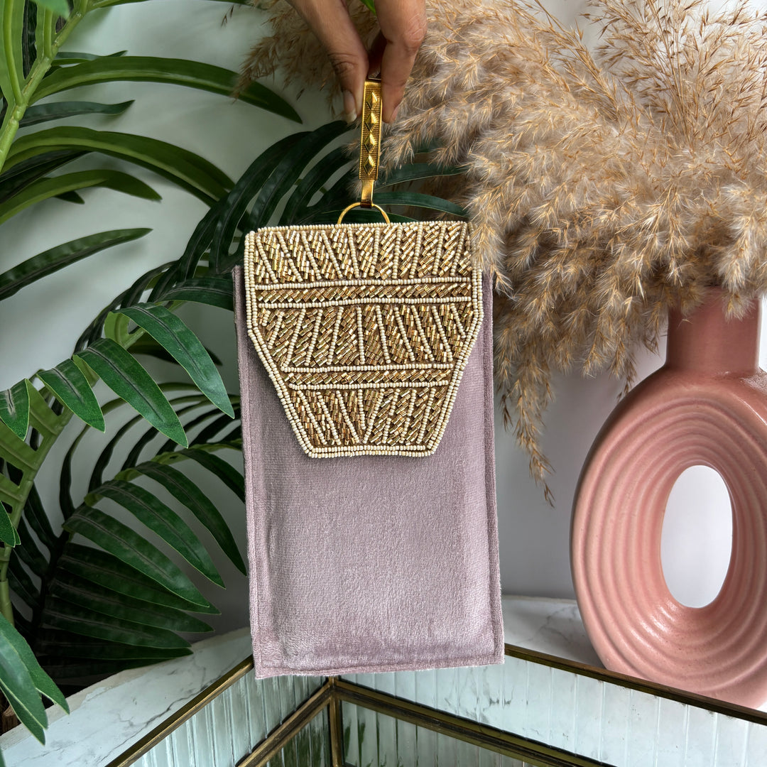 Suede Handwork Mobile sleeve - New