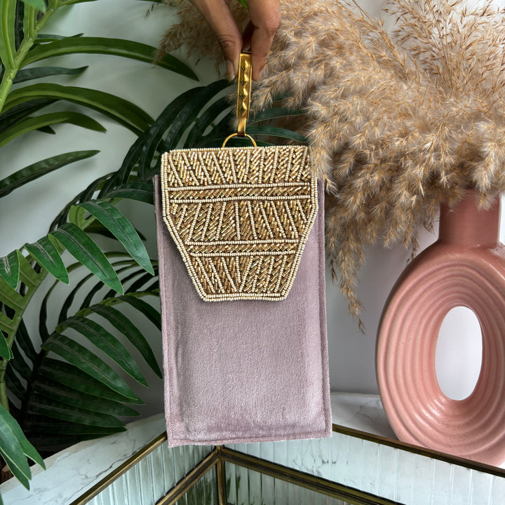 Suede Handwork Mobile sleeve - New