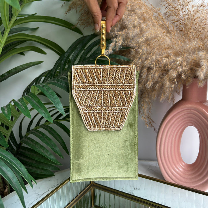 Suede Handwork Mobile sleeve - New