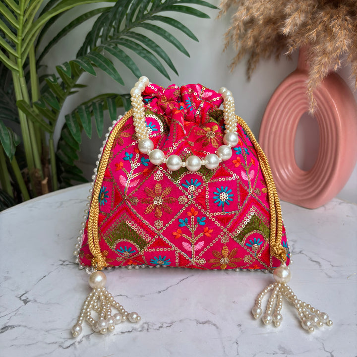 The Colourful Bouquet Potlis