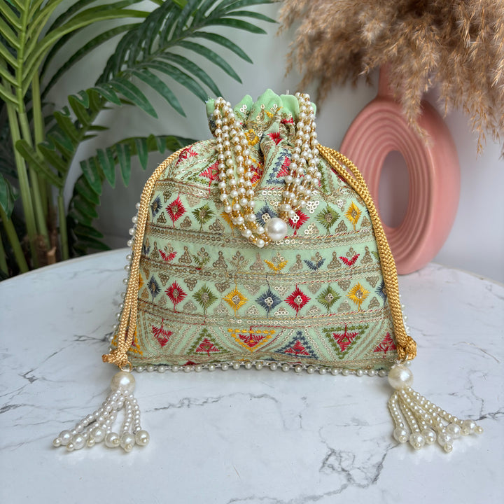 Vibrant charm potlis