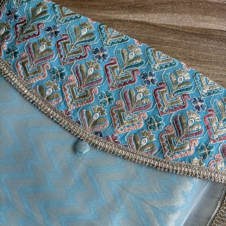 Motif Organza Trousseau Pouch