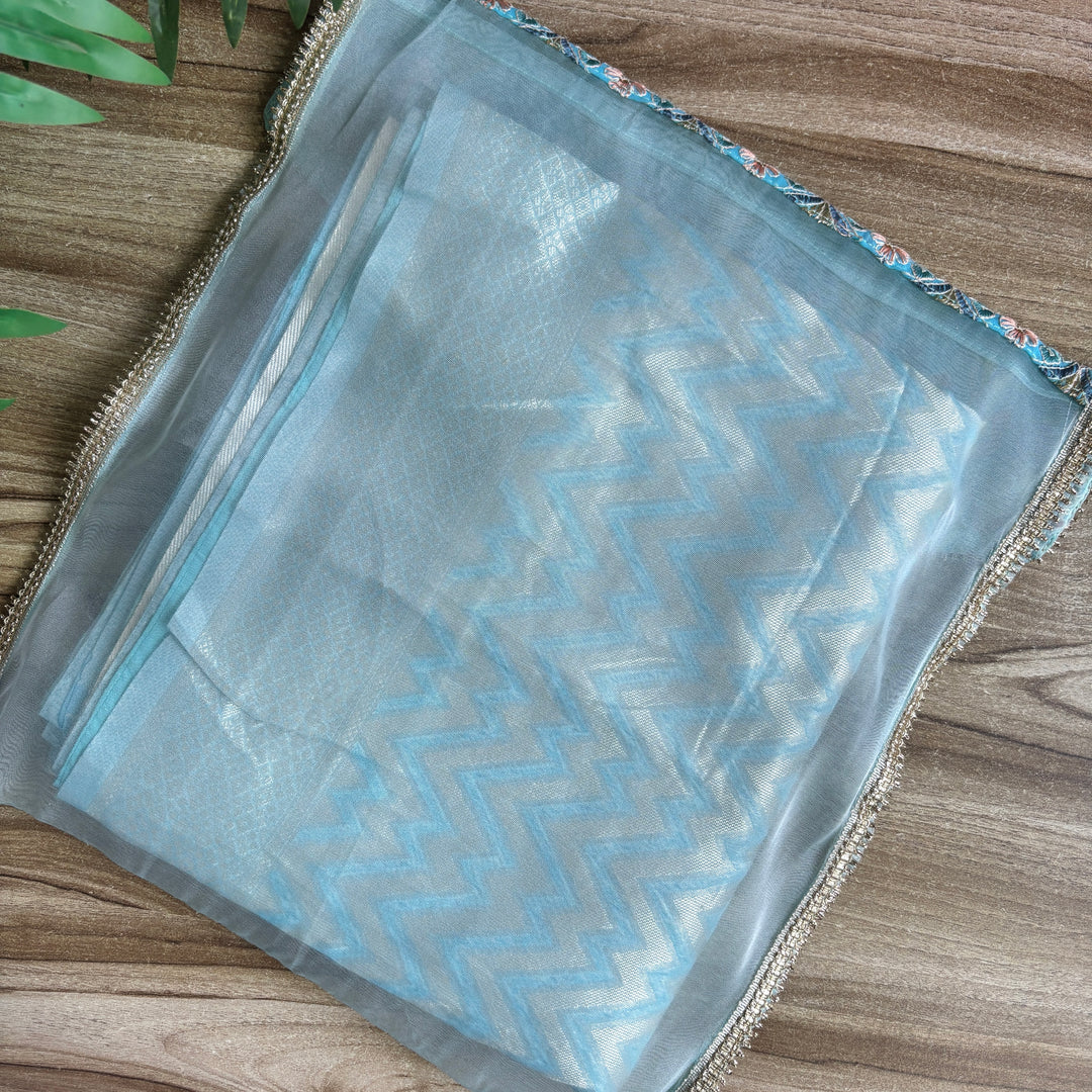 Motif Organza Trousseau Pouch