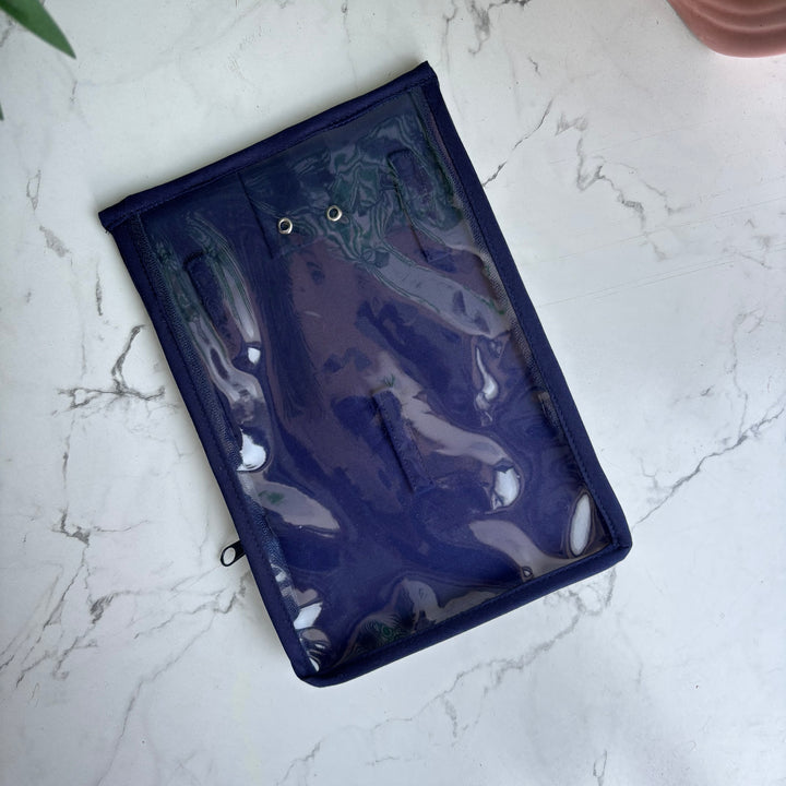 Stand-alone Necklace Trays - Navy blue - Set of 4