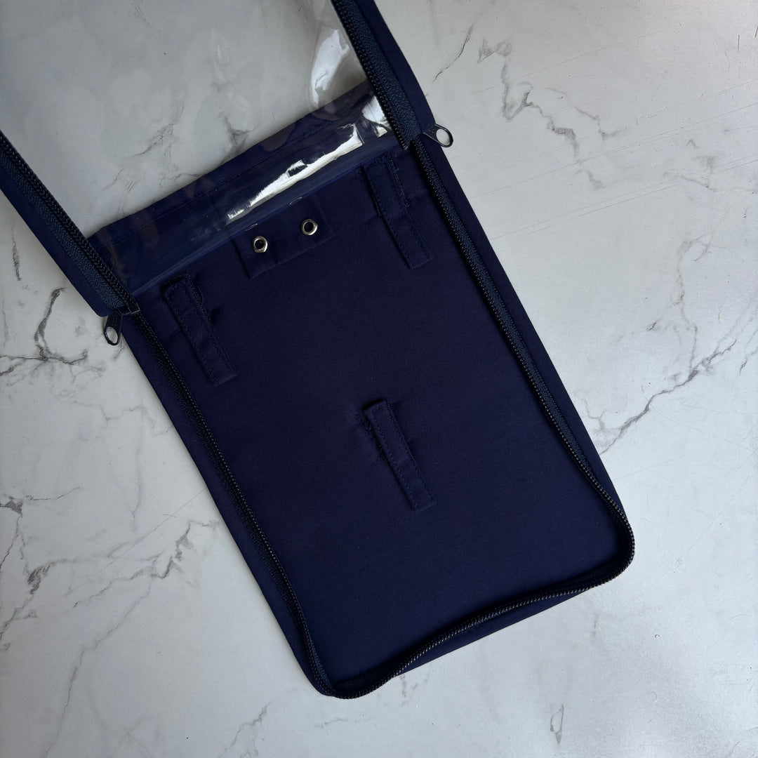 Stand-alone Necklace Trays - Navy blue - Set of 4