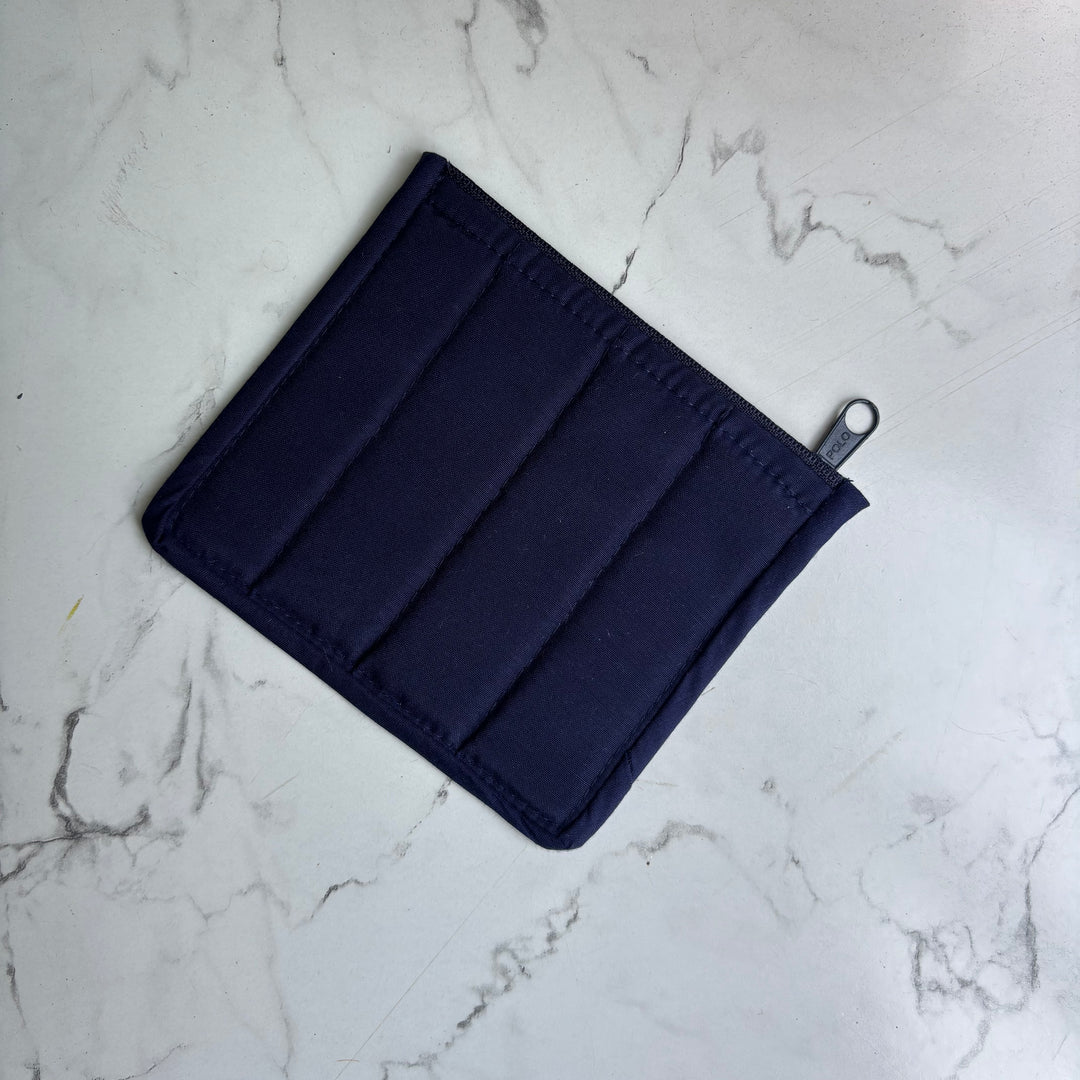 Stand-alone Earring pouches - Navy blue - Set of 10