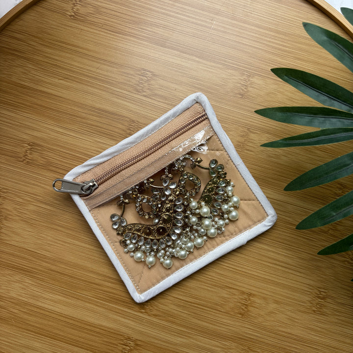 Stand-alone Earring pouches - Embroidered