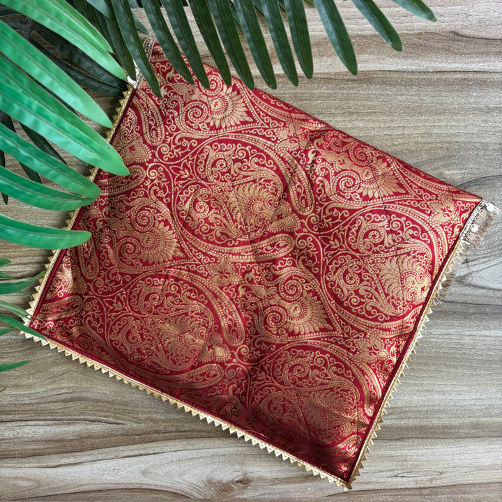 Banarasi Frill Trousseau Pouch