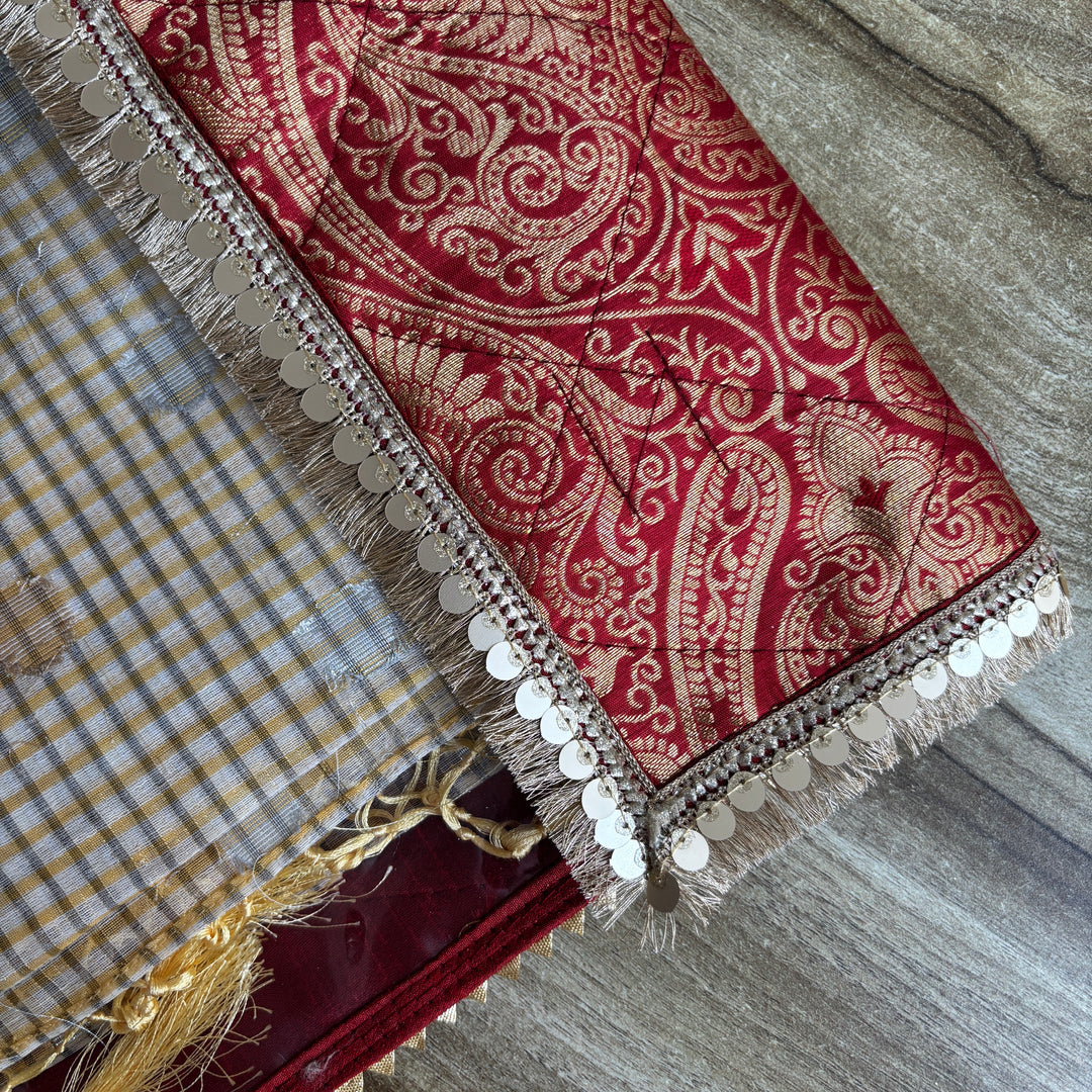 Banarasi Frill Trousseau Pouch
