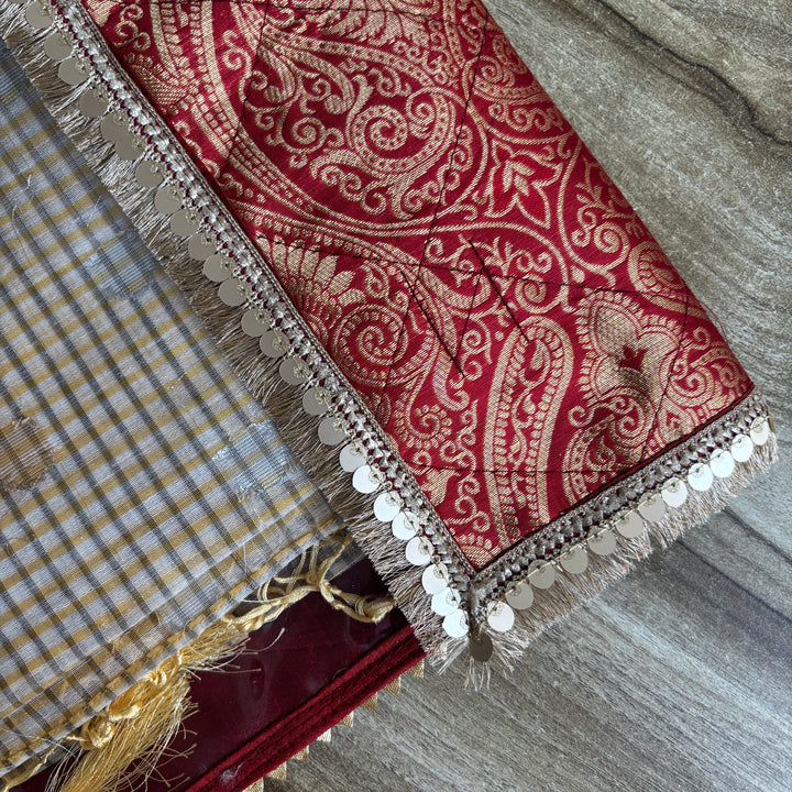 Banarasi Frill Trousseau Pouch