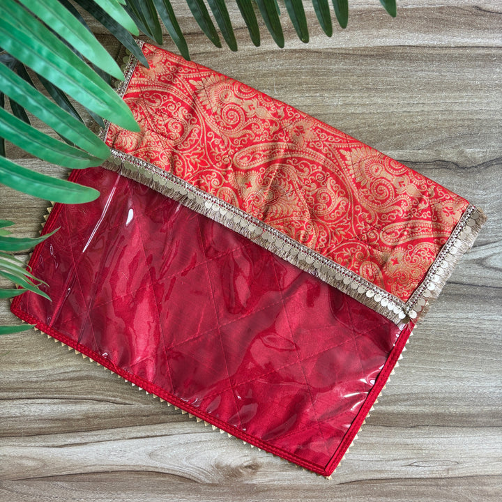 Banarasi Frill Trousseau Pouch