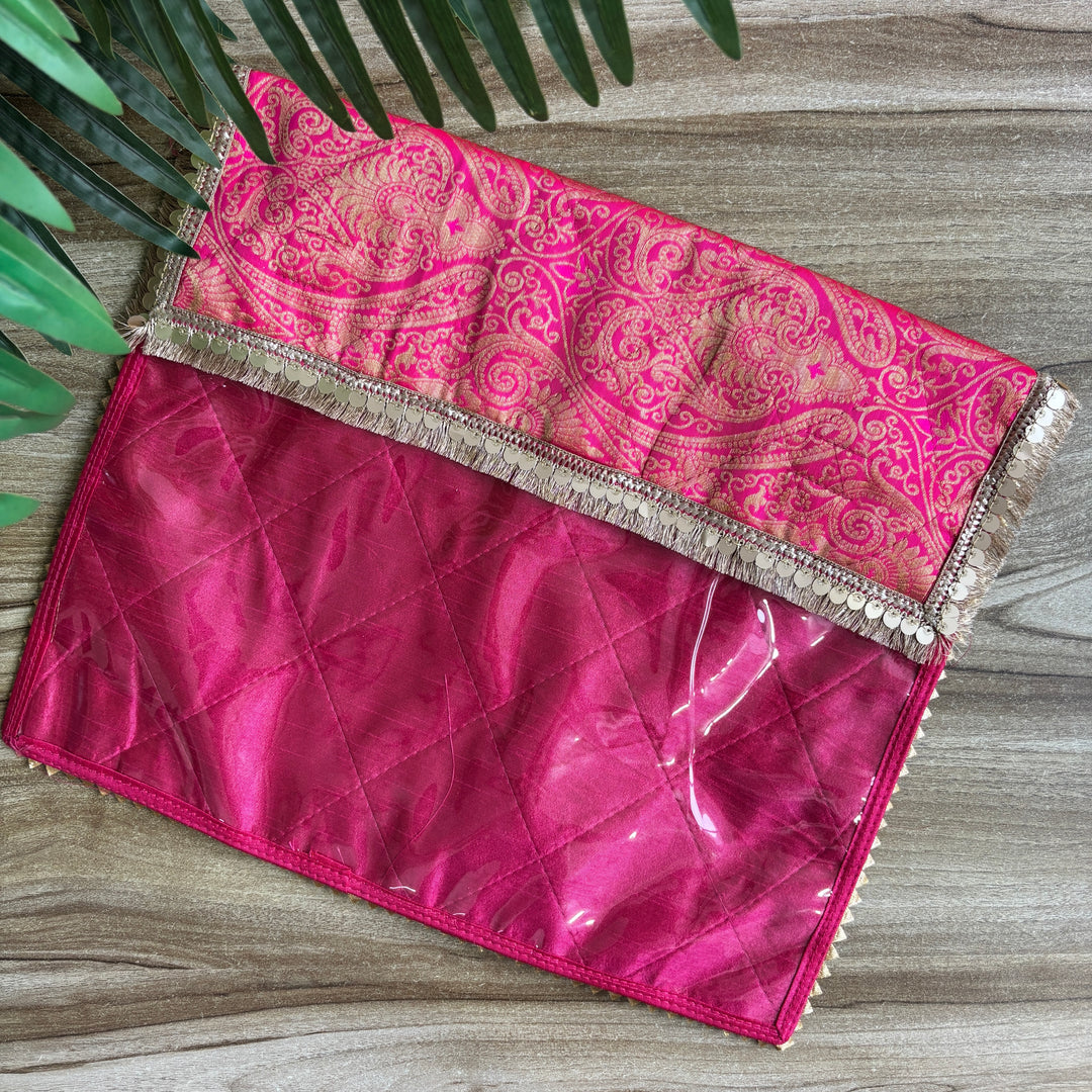 Banarasi Frill Trousseau Pouch