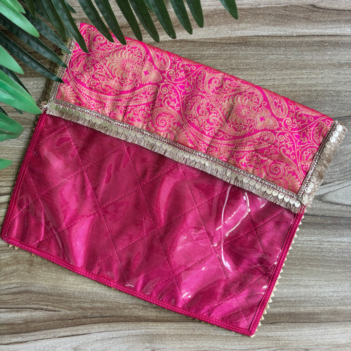 Banarasi Frill Trousseau Pouch