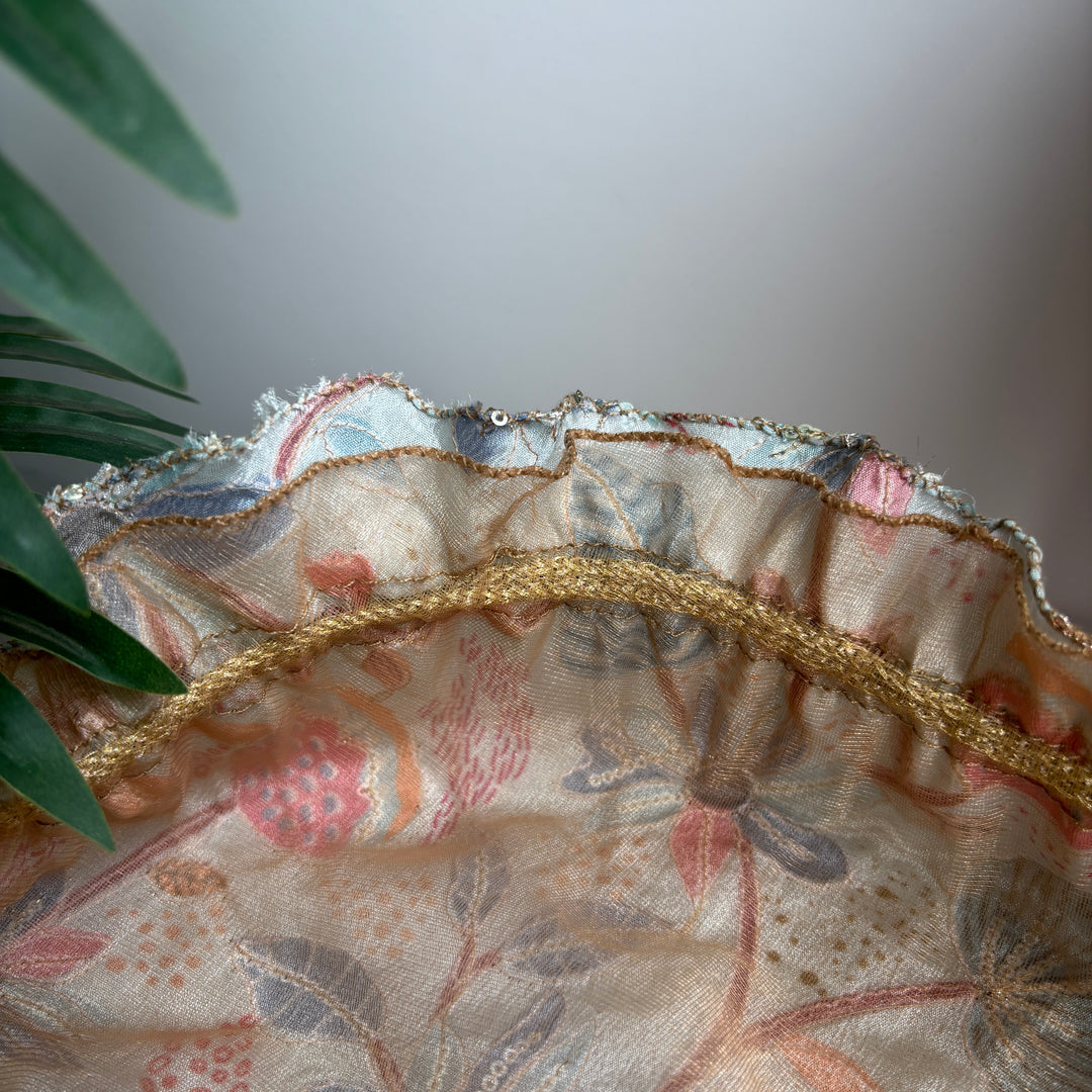 Floral Dual Tone potlis