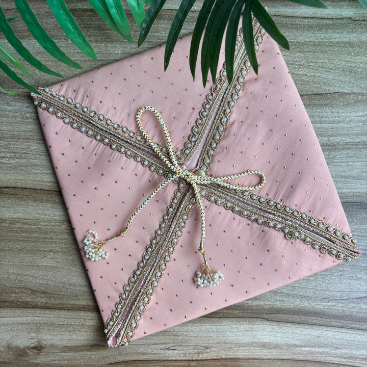 Polka Luxe Sari Wrap - Trousseau pouch