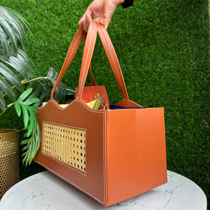 Luxe Collapsible Rattan Bags