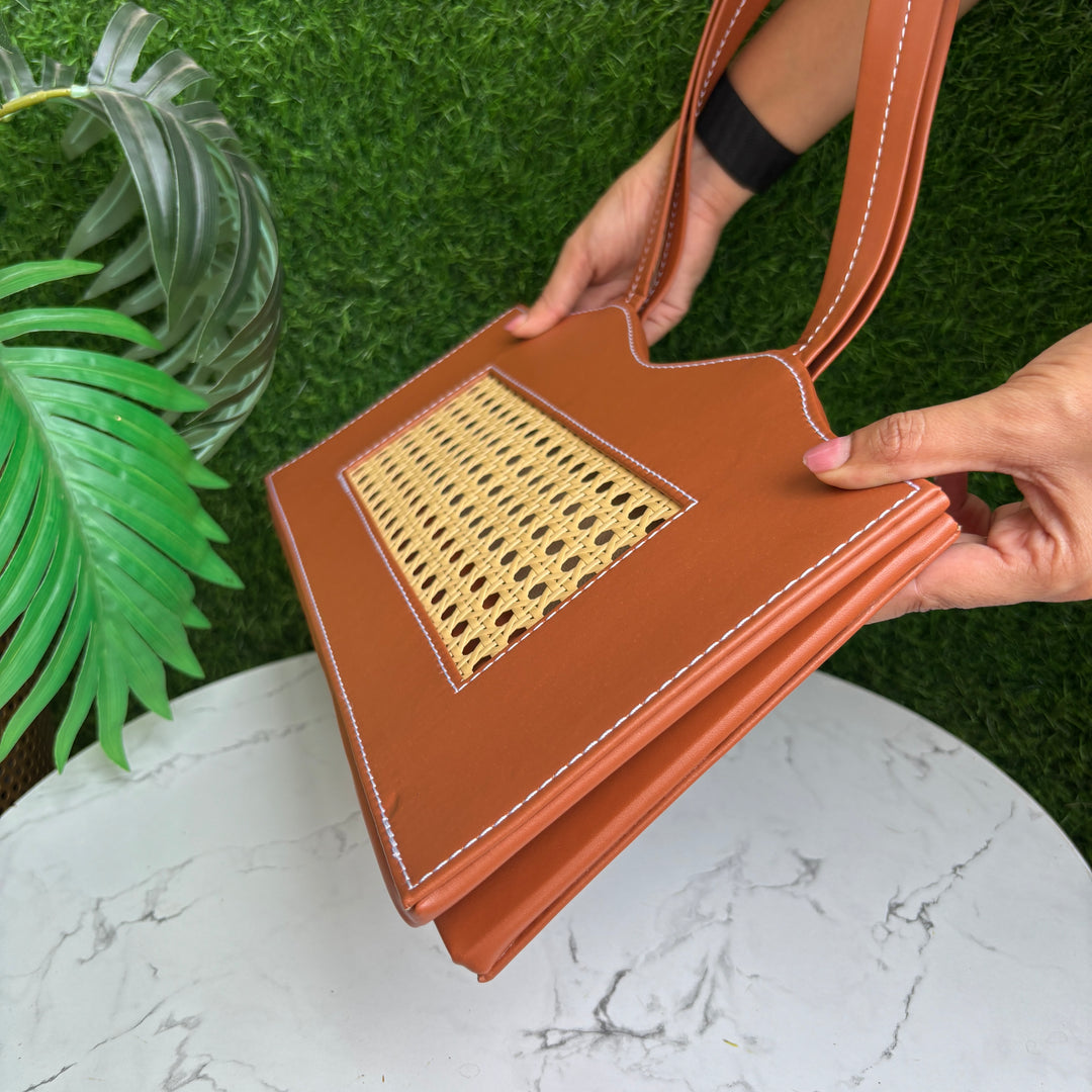 Luxe Collapsible Rattan Bags