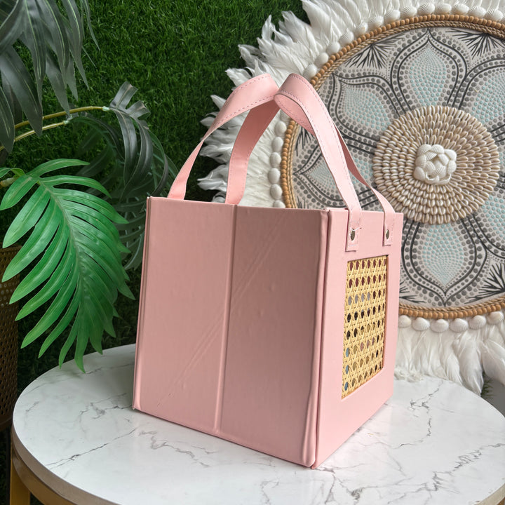 Mini Luxe Collapsible Rattan Bags