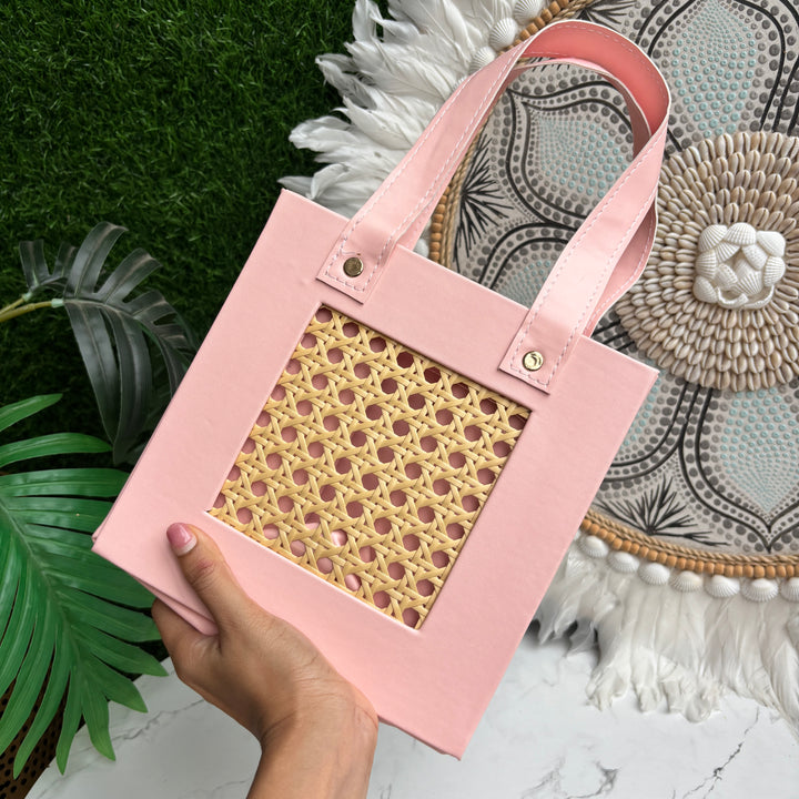 Mini Luxe Collapsible Rattan Bags