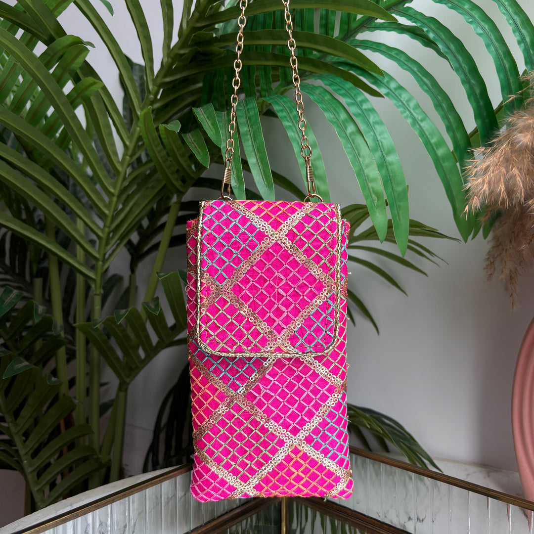 Threaded Sequin Mobile sleeves