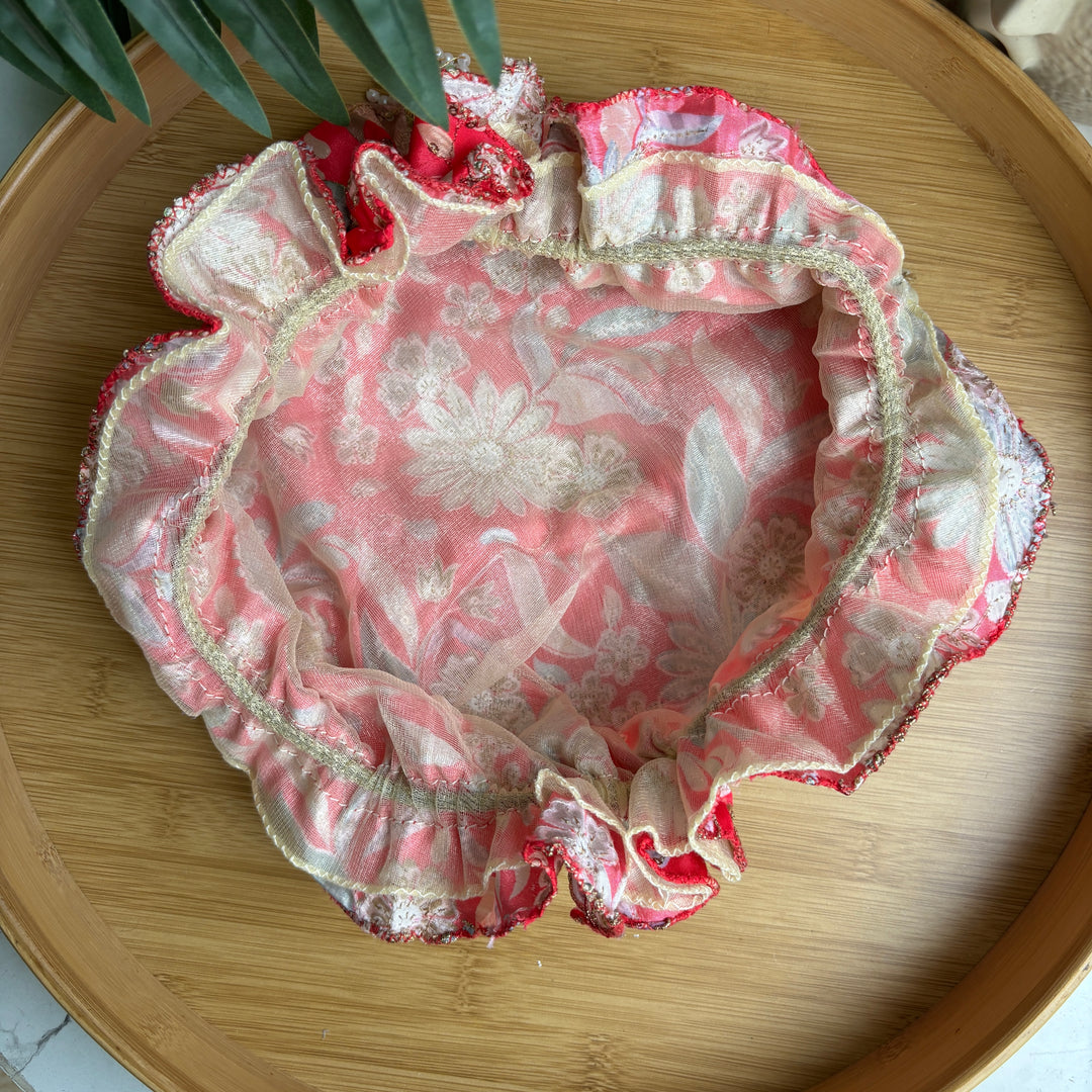 Floral Dual Tone potlis