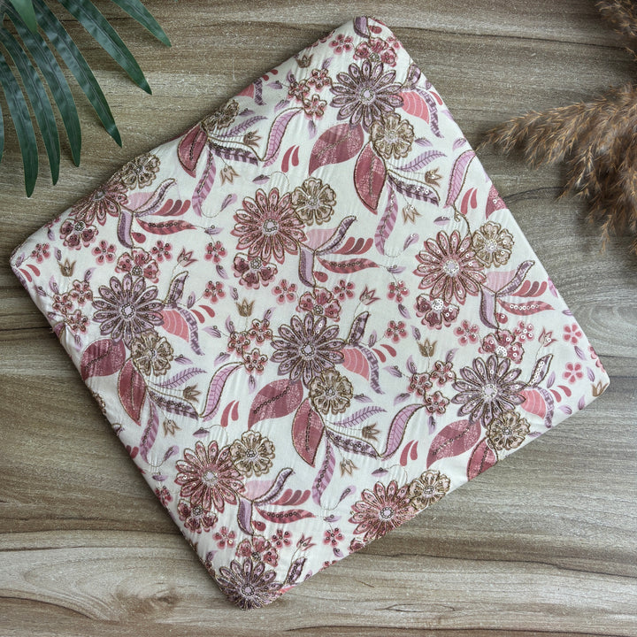 Floral Luxe Sari Wrap - Trousseau pouch