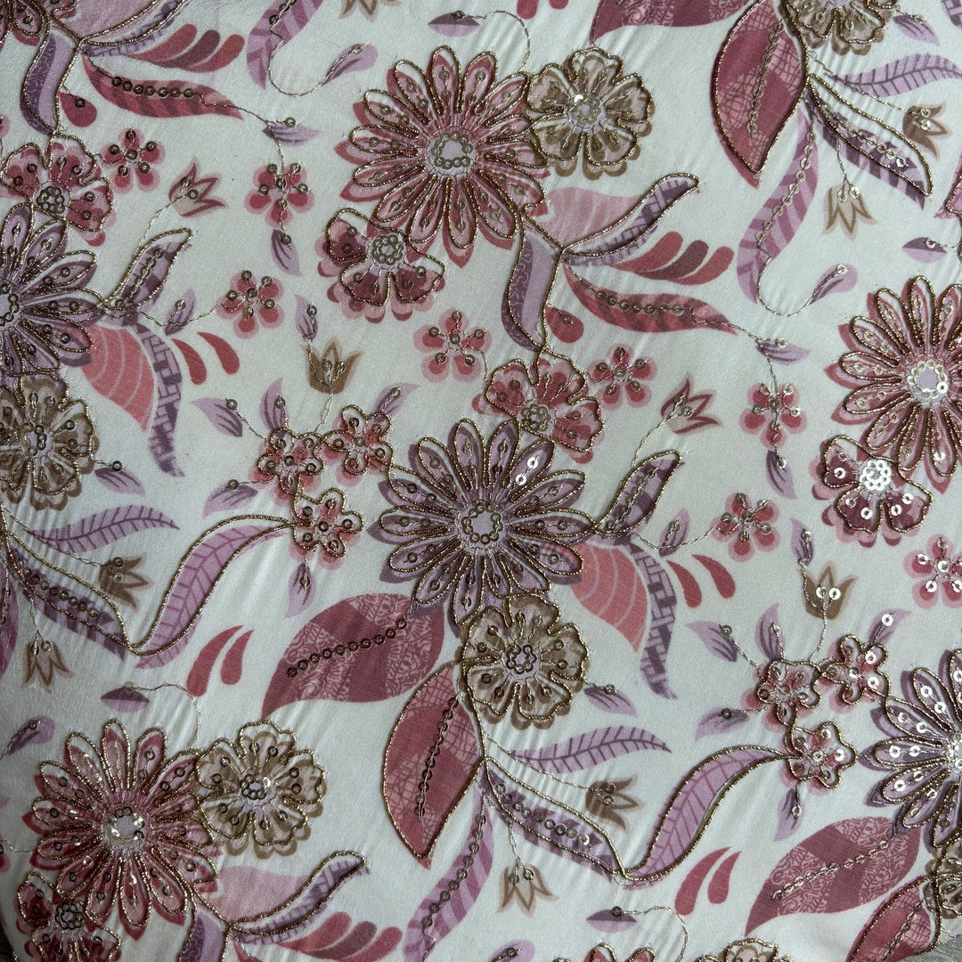 Floral Luxe Sari Wrap - Trousseau pouch