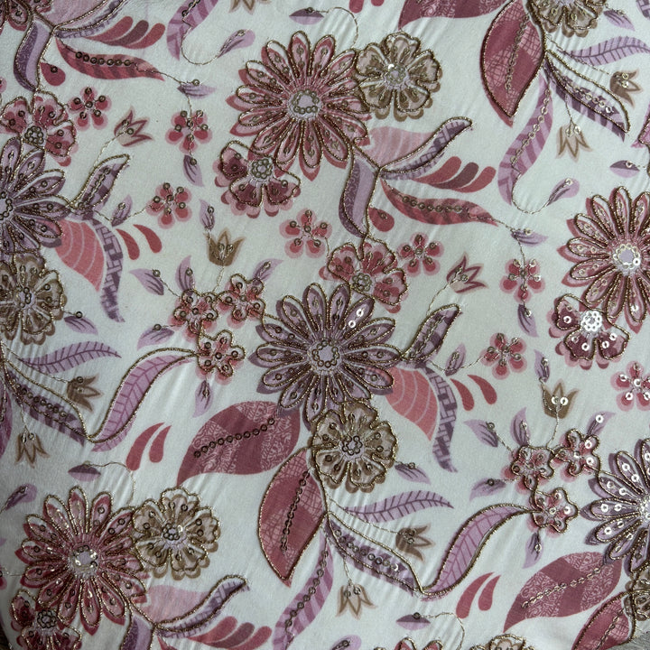 Floral Luxe Sari Wrap - Trousseau pouch