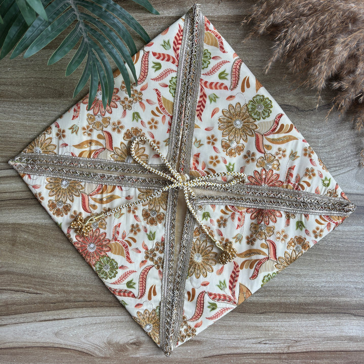 Floral Luxe Sari Wraps - Trousseau pouches - Bulk